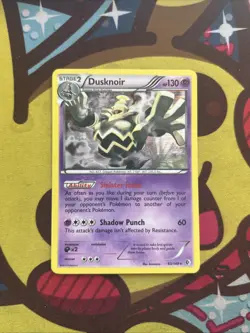 Pokemon Dusknoir 63/149 - BW Boundaries Crossed - Set Holo Rare - Excellent - Image 1