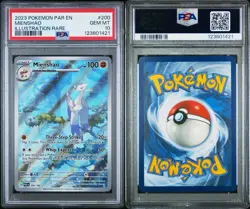 2023 POKEMON PAR EN-PARADOX RIFT 200 MIENSHAO ILLUSTRATION RARE PSA 10 - Image 3