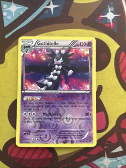 Pokemon Gothitelle 47/98 - BW Emerging Powers - Reverse Holo Rare - Excellent - Image 1