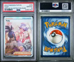 2023 POKEMON PAR EN-PARADOX RIFT #259 TULIP SPECIAL ILLUSTRATION RARE PSA 10 - Image 3