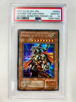 YuGiOh Gilford the Lightning PSA10 Secret Rare 2nd Series Japanese Card - Image 1