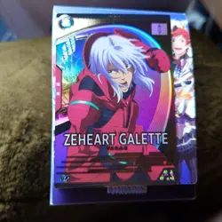 YuGiOh Arsenal Base Zeheart Trading Card Play Used - Image 1