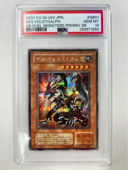 YuGiOh Death Voltgulf PSA10 Secret Rare 2nd Series Japanese Card - Image 1
