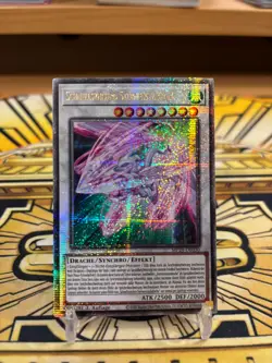 Yugioh Schnellsynchro-Sternenstaubdrache MP24-DE030 Quarter Century Secret Rare - Image 1