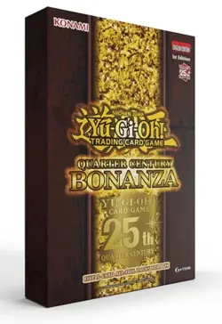 Yugioh Quarter Century BONANZA Booster Tuck Box 5 Packs 1st Edition - Image 1