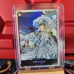 Helmeppo OP11-092 SR A Fist of Divine Speed One Piece Card Game English TCG - Image 1