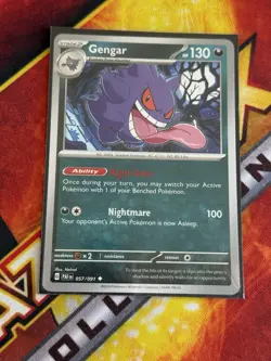 2024 GENGAR GASTLY HAUNTER 3 CARD EVOLUTION SET SV Paldean Fates Pokemon - Image 2