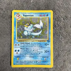 Pokemon TCG Jungle Holo/Non Holo Pokemon Card Bundle Vaporeon Snorlax MP - Image 2