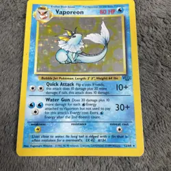 Pokemon TCG Jungle Holo/Non Holo Pokemon Card Bundle Vaporeon Snorlax MP - Image 3
