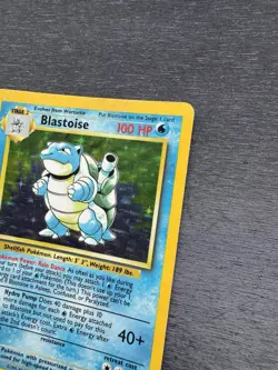 Pokemon Base Set Blastoise Holo Rare Card 2/102 Heavily Played - Image 4