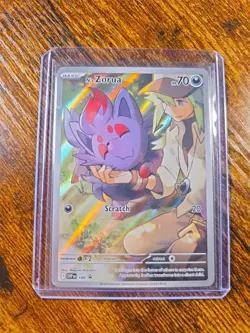 Pokemon TCG N's Zorua 189 EN Scarlet & Violet Promo Cards Black Star NM Holo - Image 1