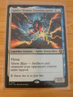 MTG Spider-Woman, Stunning Saviour 0152 Spiderman M/NM Free UK P&P - Image 1