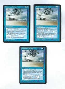 3x Illusionary Terrain - Ice Age - Magic The Gathering (Moderately Played) - Image 1