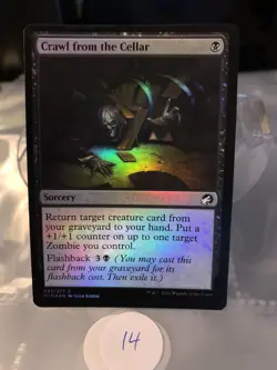 MTG Crawl from the Cellar Foil Innistrad MID NM - Image 1