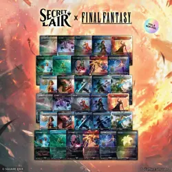 Magic Secret Lair JAPANESE FINAL FANTASY BUNDLE + Gilded Lotus MTG Foil Non-Foil - Image 1