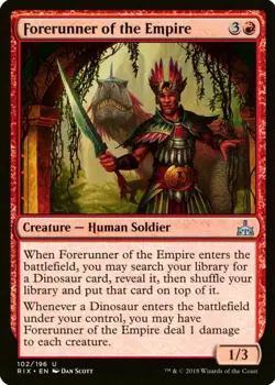 X 1 Forerunner of the Empire NM Rivals of Ixalan 102 MTG Magic The Gathering - Image 1