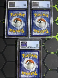 2021 Pokemon Shining Fates Scorbunny Cgc8.5 Raboot Cgc9 Cinderace Cgc8.5 - Image 2