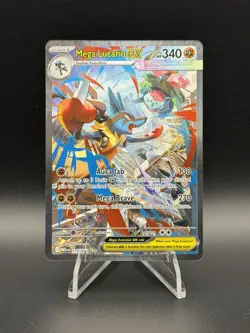 2025 POKEMON MEGA EVOLUTION SPECIAL ILLUSTRATION RARE MEGA LUCARIO EX - Image 1