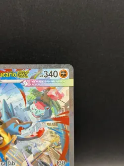 2025 POKEMON MEGA EVOLUTION SPECIAL ILLUSTRATION RARE MEGA LUCARIO EX - Image 3
