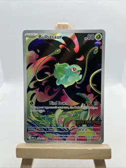 Pokemon TCG BULBASAUR 133/132 Pokemon Mega Evolution Stamped Promo - Image 4
