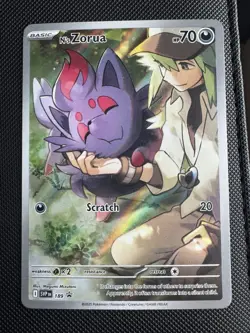 N's Zorua 189 Pokemon Journey Together ETB Promo - Image 1