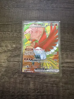 Pokemon TCG Ethan's Ho-Oh EX Ultra Rare Full Art, Destined Rivals 209/182 - Image 1