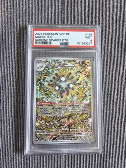 Pokemon Magneton Surging Sparks Elite Trainer Box Promo SVP #159 PSA 9 - Image 1
