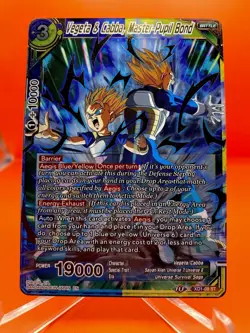 Vegeta & Cabba, Master-Pupil Bond XD1-08 ST Foil Dragon Ball Super CCG Card - Image 1