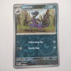 REVERSE HOLO Salazzle 140/197 NM / M Obsidian Flames Scarlet Violet Pokemon Card - Image 1