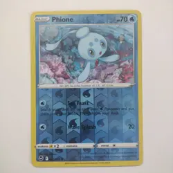 Pokemon Card Phione Silver Tempest Reverse Holo Rare 045/195 Near Mint - Image 1