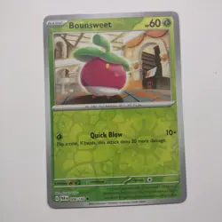 Bounsweet Reverse Holo NM 008/182 Paradox Rift Pokemon Card - Image 1
