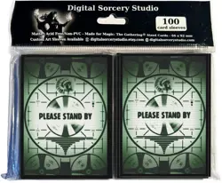 Please Stand by Card Sleeves - 100 Pack for MTG, Magic The Gathering, TCG Dec... - Image 2