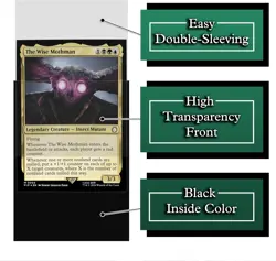 Please Stand by Card Sleeves - 100 Pack for MTG, Magic The Gathering, TCG Dec... - Image 4