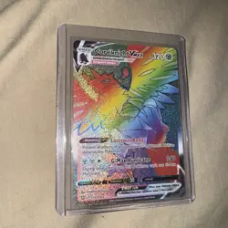 Corviknight Vmax Rainbow 171/163 - Near Mint - Pokemon Secret Rare Card TCG Game - Image 1