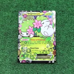 Pokemon Shaymin EX Black Star Promo XY148 Holo Card - Image 1