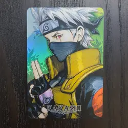 CARDDASS MASTERS KAKASHI HATAKE Naruto HoloFoil ACG Trading Card D3 - Image 1