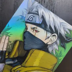 CARDDASS MASTERS KAKASHI HATAKE Naruto HoloFoil ACG Trading Card D3 - Image 2