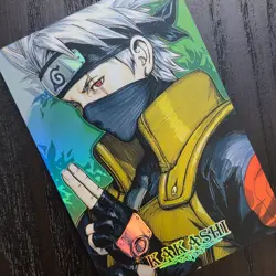 CARDDASS MASTERS KAKASHI HATAKE Naruto HoloFoil ACG Trading Card D3 - Image 4