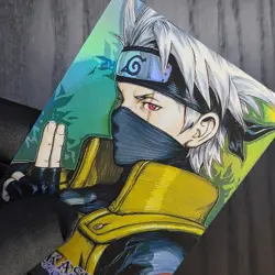 CARDDASS MASTERS KAKASHI HATAKE Naruto HoloFoil ACG Trading Card D3 - Image 5
