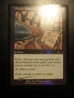 mtg magic Urza's Blueprints urza's legacy FOIL ENGLISH Schemas heritage d'urza - Image 1