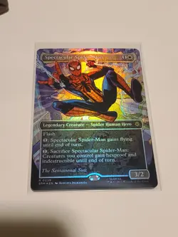 MtG SPECTACULAR SPIDER-MAN TEXTURED FOIL Magic the Gathering Pack Fresh 0239 🔥 - Image 1