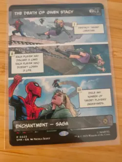 MTG The Death of Gwen Stacy (Showcase) 0223 Spider-Man M/NM Free UK P&P - Image 1