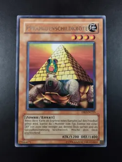 YUGIOH 2005 | PYRAMID TURTLE | DB2-DE225 | 1ST GERMAN PRINT | RARE | VERY GOOD - Image 1