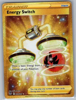 Energy Switch (Secret) 212/195 SWSH12: Silver Tempest - Pokemon Card - NM - Image 1