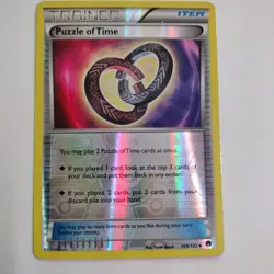 Puzzle of Time #109/122 MP XY BREAKPoint Pokemon Reverse Holo Uncommon Item Card - Image 1