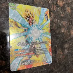 SS Gogeta the Unstoppable P-091 Alt Art Foil Dragon Ball Super Card Game | NM - Image 3