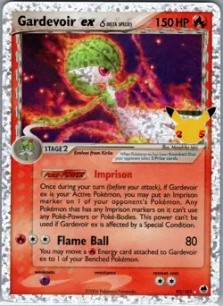 Gardevoir ex (Delta Species) 93/101 Celebrations - Pokemon Card - NM - Image 1