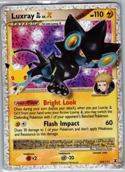 Luxray GL LV.X 109/111 Celebrations: Classic Collection - Pokemon Card - NM - Image 1