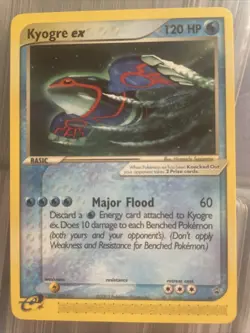 Kyogre EX 001 - Black Star Promo - Non-Holo Pokemon Card MINT - Image 1