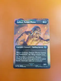 1x Gollum, Patient Plotter | FOIL Borderless | LTR: Tales of Middle-Earth | MTG - Image 5